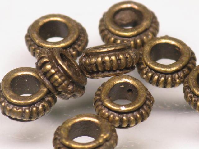 | TOKO-BEADS |CM218P-01 メタルビーズ（50個パック） 7mm 在庫限りとんぼ玉,ビーズ,トンボ玉,アジア,インド,エスニック,手作り,パーツ,アクセサリー