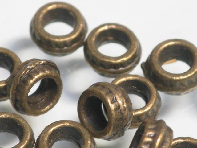 | TOKO-BEADS |CM218P メタルビーズ（50個パック） 7mm 在庫限りとんぼ玉,ビーズ,トンボ玉,アジア,インド,エスニック,手作り,パーツ,アクセサリー