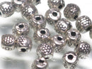 TOKO-BEADS CM221-06P Metal bead (50pcs) 4.4mm CM221-06P メタルビーズ（50個パック） 4.4mm Asian bead & African bead  Handmade,Lampeork,bead,asia,india,ethnic,parts,accessory,beads とんぼ玉,ビーズ,トンボ玉,アジア,インド,エスニック,手作り,パーツ,アクセサリー