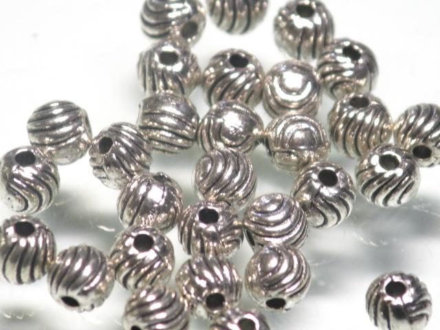 | TOKO-BEADS |CM221P-09 メタルビーズ（50個パック） 4.5mmとんぼ玉,ビーズ,トンボ玉,アジア,インド,エスニック,手作り,パーツ,アクセサリー