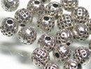 TOKO-BEADS CM221-11P Metal bead (50pcs) 5mm CM221-11P メタルビーズ（50個パック） 5mm Asian bead & African bead  Handmade,Lampeork,bead,asia,india,ethnic,parts,accessory,beads とんぼ玉,ビーズ,トンボ玉,アジア,インド,エスニック,手作り,パーツ,アクセサリー
