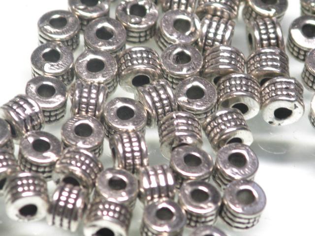 | TOKO-BEADS |CM221P-12 メタルビーズ（50個パック） 4.2mmとんぼ玉,ビーズ,トンボ玉,アジア,インド,エスニック,手作り,パーツ,アクセサリー