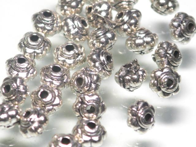 | TOKO-BEADS |CM221P-15 メタルビーズ（50個パック） 5.3mmとんぼ玉,ビーズ,トンボ玉,アジア,インド,エスニック,手作り,パーツ,アクセサリー