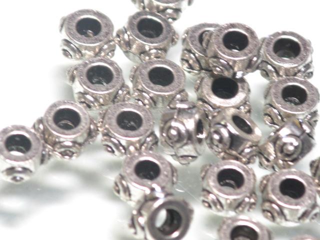 | TOKO-BEADS |CM221P-18 メタルビーズ（50個パック） 5.5mmとんぼ玉,ビーズ,トンボ玉,アジア,インド,エスニック,手作り,パーツ,アクセサリー