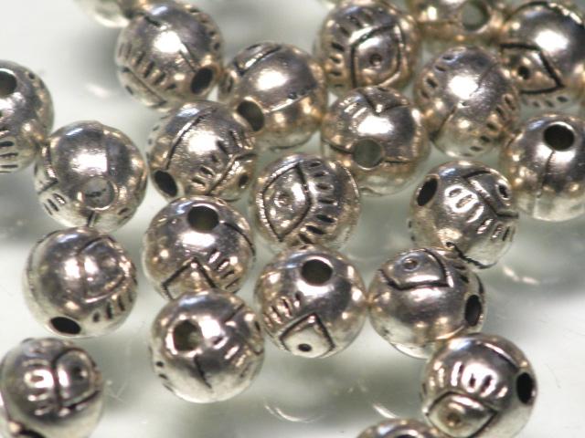 TOKO-BEADS CM221-21P Metal bead (50pcs) 5.6mm CM221-21P メタルビーズ（50個パック） 5.6mm Asian bead & African bead  Handmade,Lampeork,bead,asia,india,ethnic,parts,accessory,beads とんぼ玉,ビーズ,トンボ玉,アジア,インド,エスニック,手作り,パーツ,アクセサリー