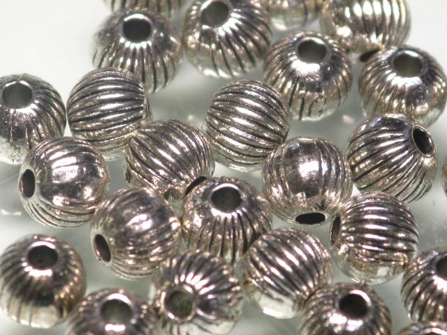 | TOKO-BEADS |CM221P-23 メタルビーズ（50個パック） 6.4mmとんぼ玉,ビーズ,トンボ玉,アジア,インド,エスニック,手作り,パーツ,アクセサリー