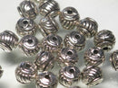 TOKO-BEADS CM221-25P Metal bead (50pcs) 5.5mm CM221-25P メタルビーズ（50個パック） 5.5mm Asian bead & African bead  Handmade,Lampeork,bead,asia,india,ethnic,parts,accessory,beads とんぼ玉,ビーズ,トンボ玉,アジア,インド,エスニック,手作り,パーツ,アクセサリー