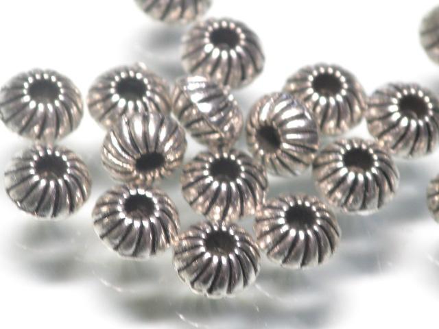 | TOKO-BEADS |CM221P-27 メタルビーズ（50個パック） 6mmとんぼ玉,ビーズ,トンボ玉,アジア,インド,エスニック,手作り,パーツ,アクセサリー