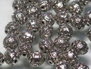 TOKO-BEADS CM221-28P Metal bead (50pcs) 6.2mm CM221-28P メタルビーズ（50個パック） 6.2mm Asian bead & African bead  Handmade,Lampeork,bead,asia,india,ethnic,parts,accessory,beads とんぼ玉,ビーズ,トンボ玉,アジア,インド,エスニック,手作り,パーツ,アクセサリー