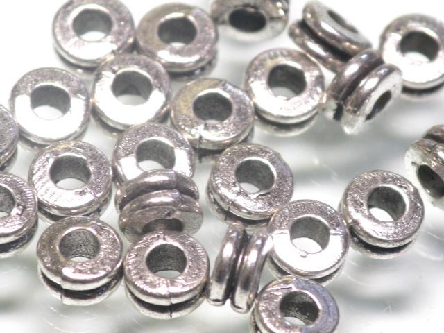 | TOKO-BEADS |CM221P-37 メタルビーズ（50個パック） 5.6mmとんぼ玉,ビーズ,トンボ玉,アジア,インド,エスニック,手作り,パーツ,アクセサリー