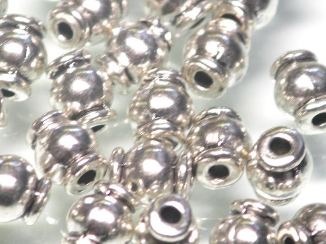 | TOKO-BEADS |CM221P-38 メタルビーズ（50個パック） 4.8mmとんぼ玉,ビーズ,トンボ玉,アジア,インド,エスニック,手作り,パーツ,アクセサリー