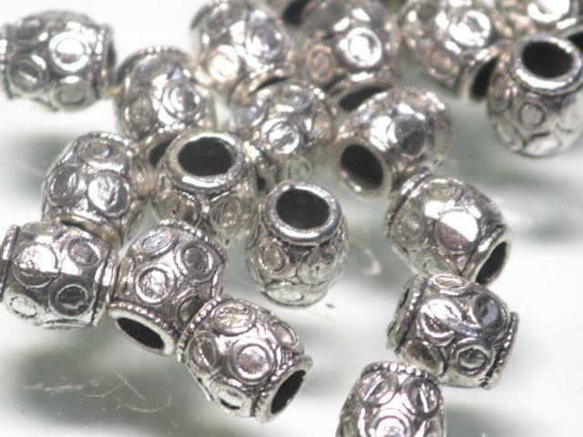 | TOKO-BEADS |CM221P-52 メタルビーズ（50個パック） 5.2mmとんぼ玉,ビーズ,トンボ玉,アジア,インド,エスニック,手作り,パーツ,アクセサリー