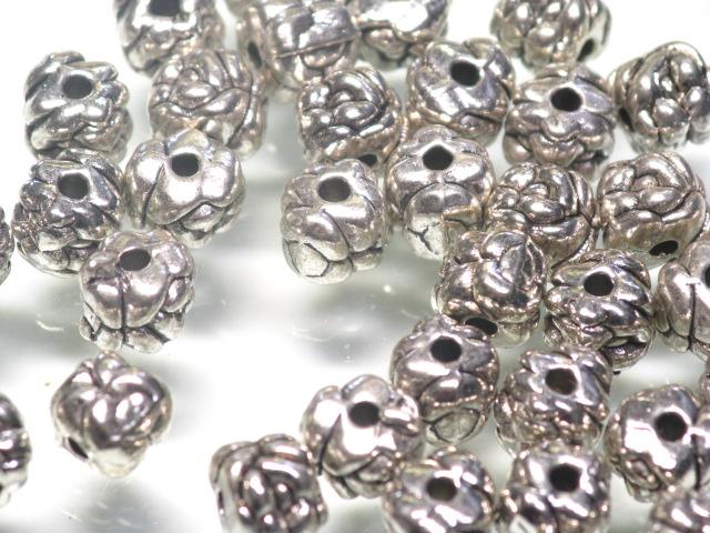 TOKO-BEADS CM221-55P Metal bead (50pcs) 6mm CM221-55P メタルビーズ（50個パック） 6mm Asian bead & African bead  Handmade,Lampeork,bead,asia,india,ethnic,parts,accessory,beads とんぼ玉,ビーズ,トンボ玉,アジア,インド,エスニック,手作り,パーツ,アクセサリー