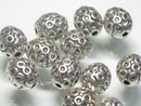 TOKO-BEADS CM221-58P Metal bead (50pcs) 7.5mm CM221-58P メタルビーズ（50個パック） 7.5mm Asian bead & African bead  Handmade,Lampeork,bead,asia,india,ethnic,parts,accessory,beads とんぼ玉,ビーズ,トンボ玉,アジア,インド,エスニック,手作り,パーツ,アクセサリー