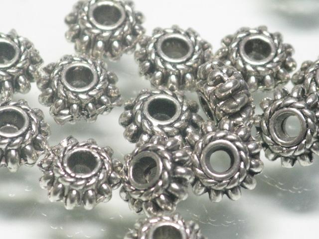 TOKO-BEADS CM221-59P Metal bead (50pcs) 7.5mm CM221-59P メタルビーズ（50個パック） 7.5mm Asian bead & African bead  Handmade,Lampeork,bead,asia,india,ethnic,parts,accessory,beads とんぼ玉,ビーズ,トンボ玉,アジア,インド,エスニック,手作り,パーツ,アクセサリー