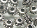 TOKO-BEADS CM221-60P Metal bead (50pcs) 7mm CM221-60P メタルビーズ（50個パック） 7mm Asian bead & African bead  Handmade,Lampeork,bead,asia,india,ethnic,parts,accessory,beads とんぼ玉,ビーズ,トンボ玉,アジア,インド,エスニック,手作り,パーツ,アクセサリー