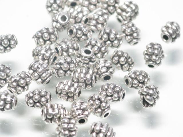 TOKO-BEADS CM222-07P Metal bead (50pcs) 4mm CM222-07P メタルビーズ（50個パック） 4mm Asian bead & African bead  Handmade,Lampeork,bead,asia,india,ethnic,parts,accessory,beads とんぼ玉,ビーズ,トンボ玉,アジア,インド,エスニック,手作り,パーツ,アクセサリー