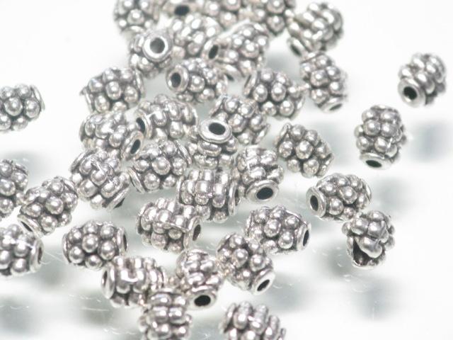 | TOKO-BEADS |CM222P-07 メタルビーズ（50個パック） 4mmとんぼ玉,ビーズ,トンボ玉,アジア,インド,エスニック,手作り,パーツ,アクセサリー