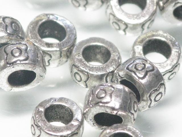 | TOKO-BEADS |CM222P-16 メタルビーズ（50個パック） 7mmとんぼ玉,ビーズ,トンボ玉,アジア,インド,エスニック,手作り,パーツ,アクセサリー