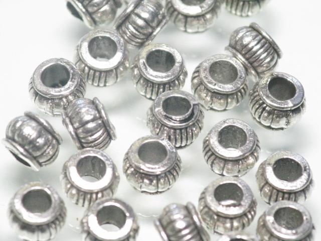 | TOKO-BEADS |CM222P-19 メタルビーズ（50個パック） 6.7mmとんぼ玉,ビーズ,トンボ玉,アジア,インド,エスニック,手作り,パーツ,アクセサリー