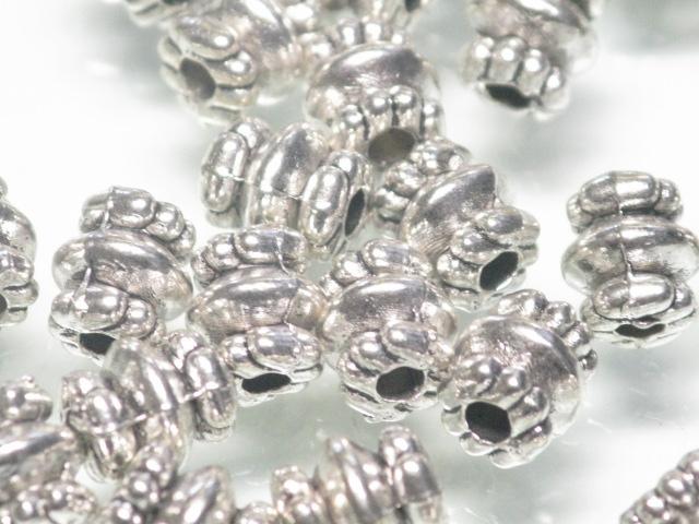 TOKO-BEADS CM222-21P Metal bead (50pcs) 6mm CM222-21P メタルビーズ（50個パック） 6mm Asian bead & African bead  Handmade,Lampeork,bead,asia,india,ethnic,parts,accessory,beads とんぼ玉,ビーズ,トンボ玉,アジア,インド,エスニック,手作り,パーツ,アクセサリー