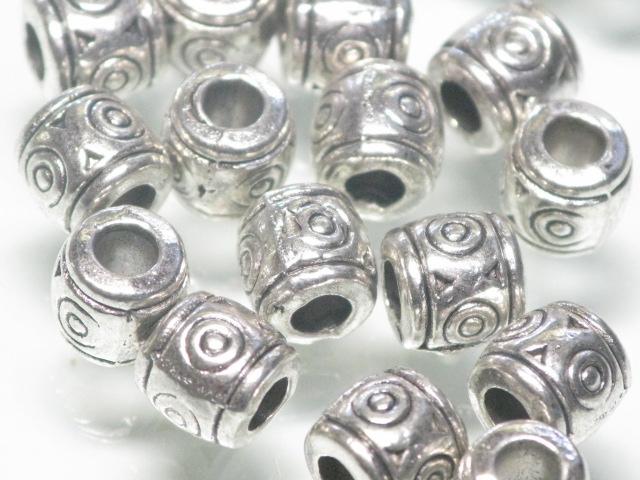 | TOKO-BEADS |CM222P-22 メタルビーズ（50個パック） 6.3mmとんぼ玉,ビーズ,トンボ玉,アジア,インド,エスニック,手作り,パーツ,アクセサリー