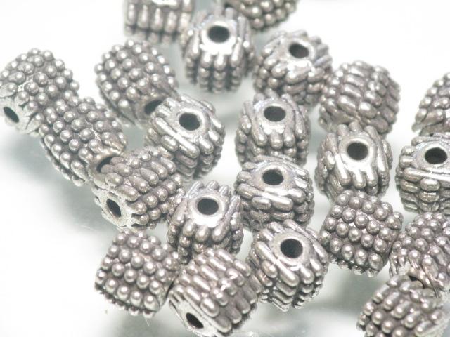 | TOKO-BEADS |CM222P-28 メタルビーズ（50個パック） 6.5mmとんぼ玉,ビーズ,トンボ玉,アジア,インド,エスニック,手作り,パーツ,アクセサリー