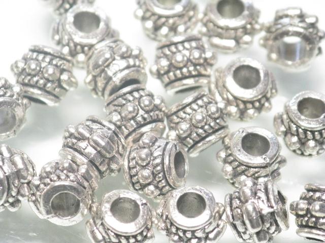 | TOKO-BEADS |CM222P-29 メタルビーズ（50個パック） 7.5mmとんぼ玉,ビーズ,トンボ玉,アジア,インド,エスニック,手作り,パーツ,アクセサリー