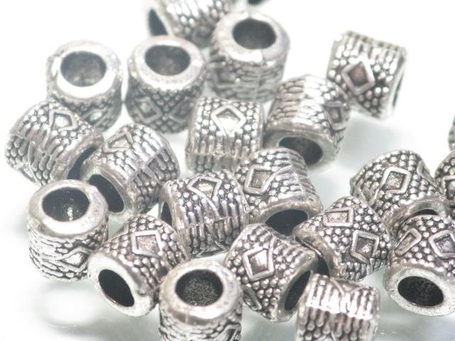 | TOKO-BEADS |CM222P-30 メタルビーズ（50個パック） 6.7mmとんぼ玉,ビーズ,トンボ玉,アジア,インド,エスニック,手作り,パーツ,アクセサリー