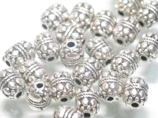 | TOKO-BEADS |CM222P-33 メタルビーズ（50個パック） 6mmとんぼ玉,ビーズ,トンボ玉,アジア,インド,エスニック,手作り,パーツ,アクセサリー