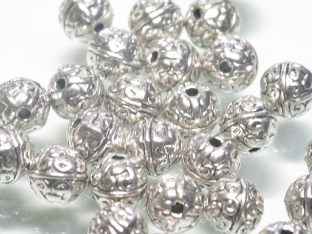TOKO-BEADS CM222-34P Metal bead (50pcs) 7.2mm CM222-34P メタルビーズ（50個パック） 7.2mm Asian bead & African bead  Handmade,Lampeork,bead,asia,india,ethnic,parts,accessory,beads とんぼ玉,ビーズ,トンボ玉,アジア,インド,エスニック,手作り,パーツ,アクセサリー