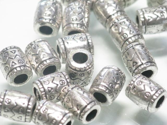 | TOKO-BEADS |CM222P-36 メタルビーズ（50個パック） 6.5mmとんぼ玉,ビーズ,トンボ玉,アジア,インド,エスニック,手作り,パーツ,アクセサリー