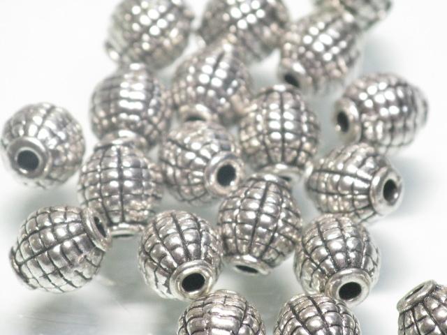 TOKO-BEADS CM222-39P Metal bead (50pcs) 7.2mm CM222-39P メタルビーズ（50個パック） 7.2mm Asian bead & African bead  Handmade,Lampeork,bead,asia,india,ethnic,parts,accessory,beads とんぼ玉,ビーズ,トンボ玉,アジア,インド,エスニック,手作り,パーツ,アクセサリー
