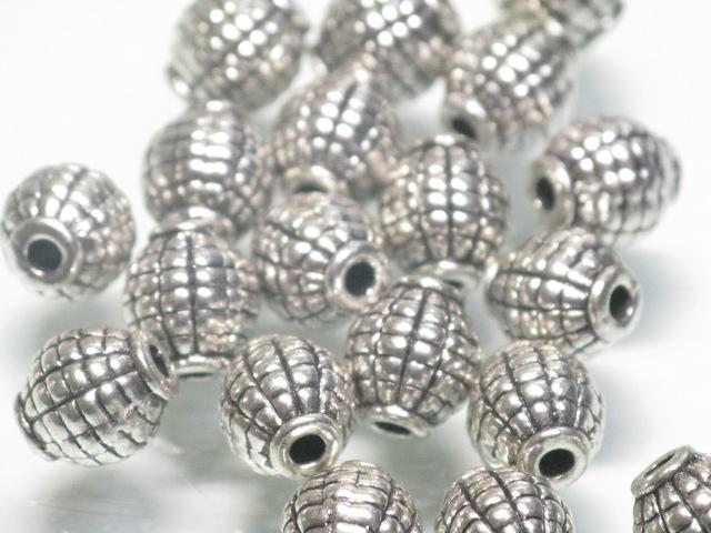 | TOKO-BEADS |CM222P-39 メタルビーズ（50個パック） 7.2mmとんぼ玉,ビーズ,トンボ玉,アジア,インド,エスニック,手作り,パーツ,アクセサリー