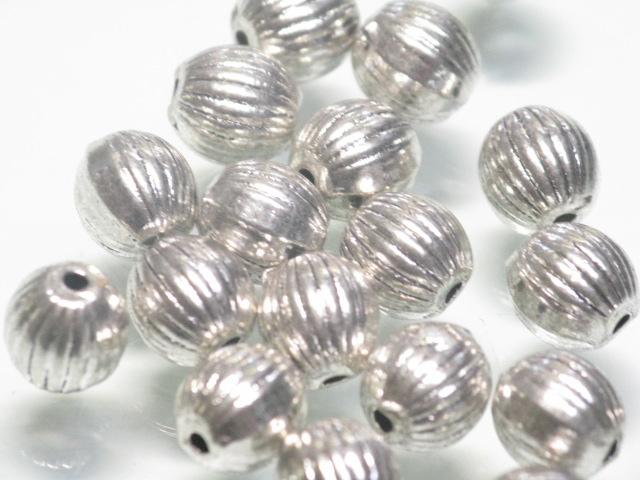 TOKO-BEADS CM222-40P Metal bead (50pcs) 7mm CM222-40P メタルビーズ（50個パック） 7mm Asian bead & African bead  Handmade,Lampeork,bead,asia,india,ethnic,parts,accessory,beads とんぼ玉,ビーズ,トンボ玉,アジア,インド,エスニック,手作り,パーツ,アクセサリー