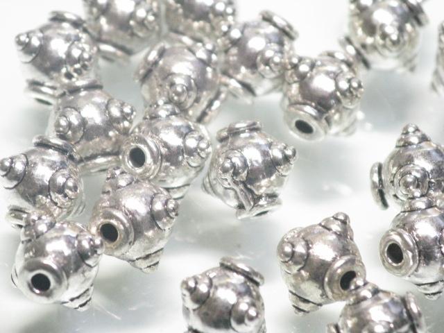 | TOKO-BEADS |CM222P-41 メタルビーズ（50個パック） 9.5mmとんぼ玉,ビーズ,トンボ玉,アジア,インド,エスニック,手作り,パーツ,アクセサリー