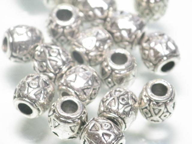 TOKO-BEADS CM222-42P Metal bead (50pcs) 7.5mm CM222-42P メタルビーズ（50個パック） 7.5mm Asian bead & African bead  Handmade,Lampeork,bead,asia,india,ethnic,parts,accessory,beads とんぼ玉,ビーズ,トンボ玉,アジア,インド,エスニック,手作り,パーツ,アクセサリー