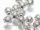 TOKO-BEADS CM222-43P Metal bead (50pcs) 7.7mm CM222-43P メタルビーズ（50個パック） 7.7mm Asian bead & African bead  Handmade,Lampeork,bead,asia,india,ethnic,parts,accessory,beads とんぼ玉,ビーズ,トンボ玉,アジア,インド,エスニック,手作り,パーツ,アクセサリー