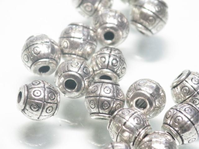 | TOKO-BEADS |CM222P-43 メタルビーズ（50個パック） 7.7mmとんぼ玉,ビーズ,トンボ玉,アジア,インド,エスニック,手作り,パーツ,アクセサリー