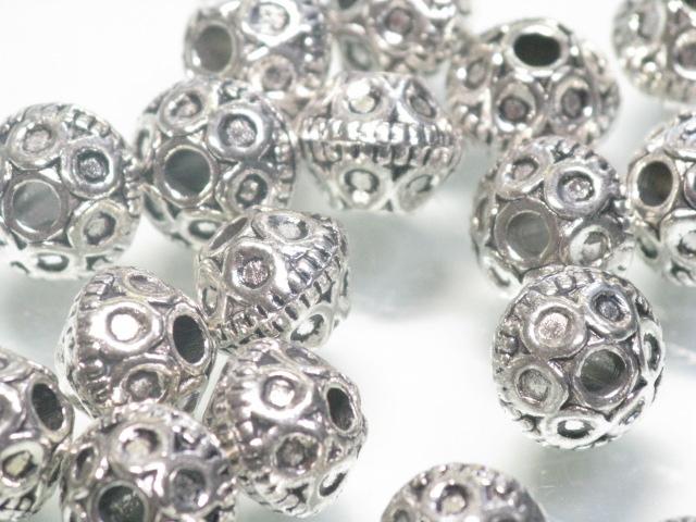 | TOKO-BEADS |CM222P-46 メタルビーズ（50個パック） 9.5mmとんぼ玉,ビーズ,トンボ玉,アジア,インド,エスニック,手作り,パーツ,アクセサリー