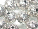 TOKO-BEADS CM222-47P Metal bead (50pcs) 9mm CM222-47P メタルビーズ（50個パック） 9mm Asian bead & African bead  Handmade,Lampeork,bead,asia,india,ethnic,parts,accessory,beads とんぼ玉,ビーズ,トンボ玉,アジア,インド,エスニック,手作り,パーツ,アクセサリー