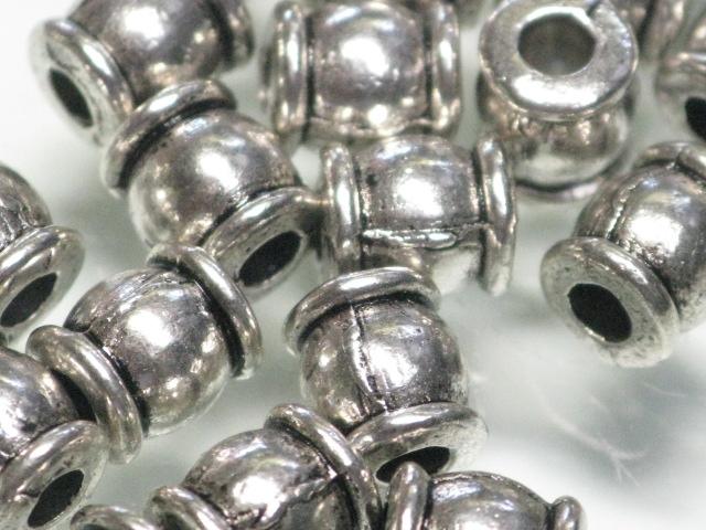 | TOKO-BEADS |CM223P-27 メタルビーズ（50個パック） 5.3mmとんぼ玉,ビーズ,トンボ玉,アジア,インド,エスニック,手作り,パーツ,アクセサリー