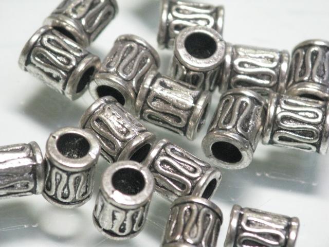 | TOKO-BEADS |CM223P-40 メタルビーズ（50個パック） 6.2mmとんぼ玉,ビーズ,トンボ玉,アジア,インド,エスニック,手作り,パーツ,アクセサリー