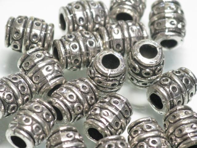 | TOKO-BEADS |CM223P-54 メタルビーズ（50個パック） 7mmとんぼ玉,ビーズ,トンボ玉,アジア,インド,エスニック,手作り,パーツ,アクセサリー