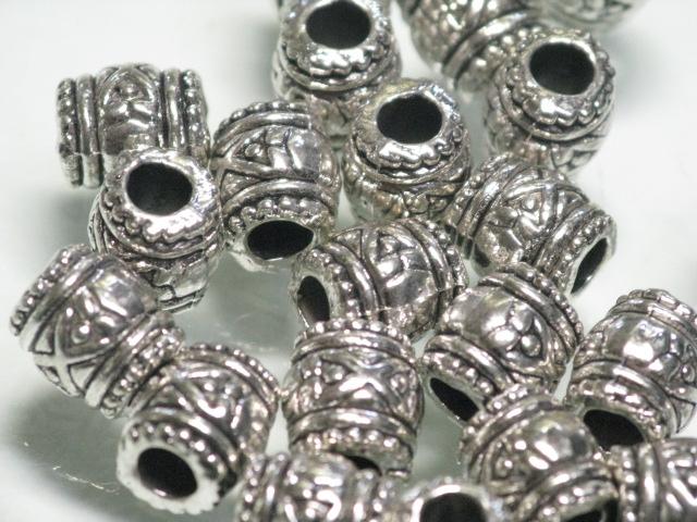 | TOKO-BEADS |CM223P-56 メタルビーズ（50個パック） 7mmとんぼ玉,ビーズ,トンボ玉,アジア,インド,エスニック,手作り,パーツ,アクセサリー