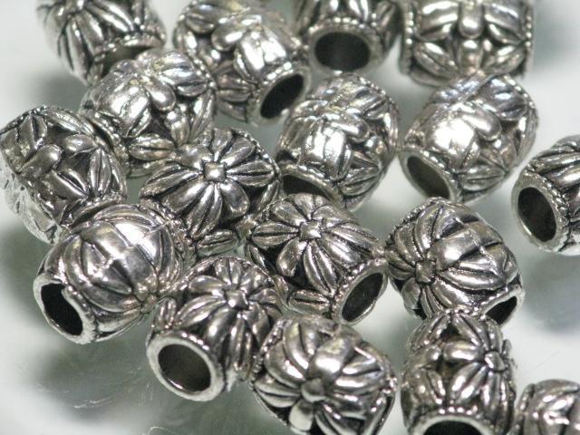 | TOKO-BEADS |CM223P-60 メタルビーズ（50個パック） 7.5mmとんぼ玉,ビーズ,トンボ玉,アジア,インド,エスニック,手作り,パーツ,アクセサリー