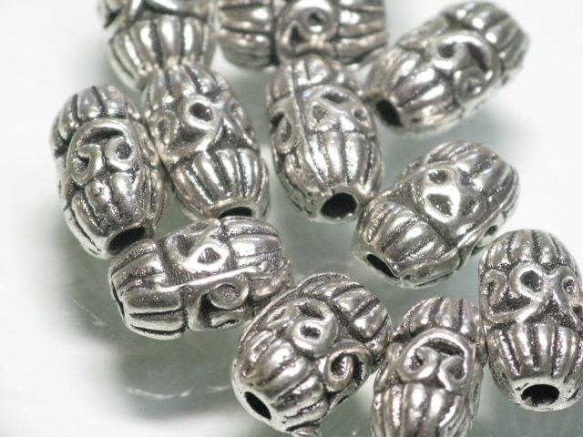 | TOKO-BEADS |CM223P-62 メタルビーズ（50個パック） 7mmとんぼ玉,ビーズ,トンボ玉,アジア,インド,エスニック,手作り,パーツ,アクセサリー