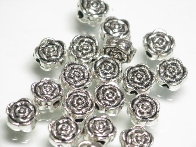 | TOKO-BEADS |CM224P-10 メタルビーズ（50個パック） 6.5mmとんぼ玉,ビーズ,トンボ玉,アジア,インド,エスニック,手作り,パーツ,アクセサリー