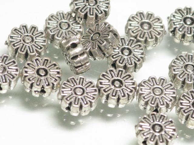 | TOKO-BEADS |CM224P-13 メタルビーズ（50個パック） 6.5mmとんぼ玉,ビーズ,トンボ玉,アジア,インド,エスニック,手作り,パーツ,アクセサリー