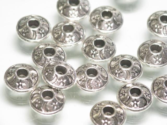 TOKO-BEADS CM224-22P Metal bead (50pcs) 8.3mm CM224-22P メタルビーズ（50個パック） 8.3mm Asian bead & African bead  Handmade,Lampeork,bead,asia,india,ethnic,parts,accessory,beads とんぼ玉,ビーズ,トンボ玉,アジア,インド,エスニック,手作り,パーツ,アクセサリー